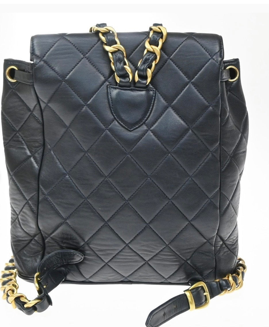 PRE-ORDER — Chanel Classic Quilted Lambskin Duma Backpack | Black | Gold Hardware