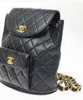 PRE-ORDER — Chanel Classic Quilted Lambskin Duma Backpack | Black | Gold Hardware