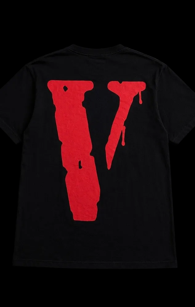 VLONE x City Morgue Tee — Black/Red | Size Small