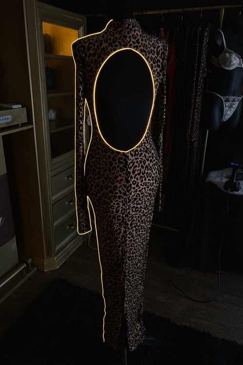 Leopard Print Maxi Dress
