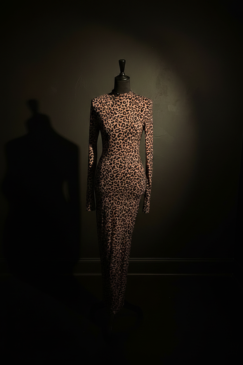 Leopard Print Maxi Dress