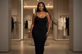 Noir Sculpt Maxi Dress
